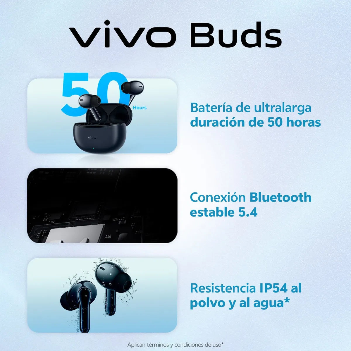 Audífonos Vivo Buds Xe Blanco