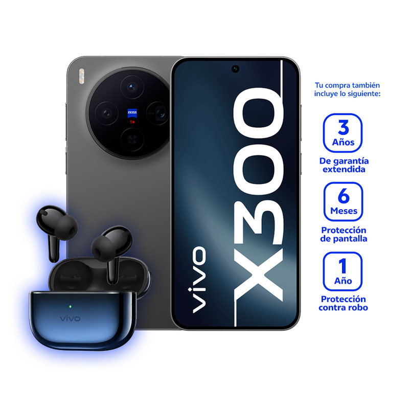 vivo X300  +Audífonos HiFi 4